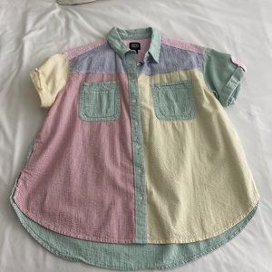 • short sleeve button down •